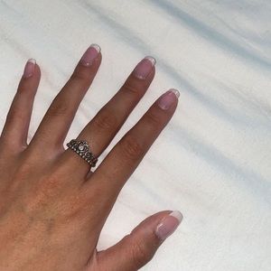 PANDORA TIARA CROWN RING 52/6